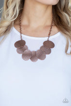 Load image into Gallery viewer, Industrial Wave - Copper Necklace