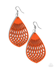 Load image into Gallery viewer, Caribbean Coral - Orange Earrings