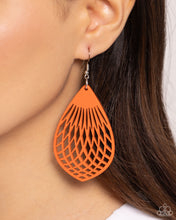 Load image into Gallery viewer, Caribbean Coral - Orange Earrings