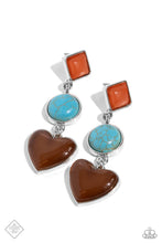 Load image into Gallery viewer, Desertscape Debut - Brown Post Earrings