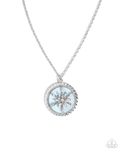 Load image into Gallery viewer, Snowflake Story - Blue Necklace