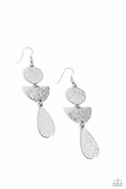 Artisanal Allure - Silver Earrings