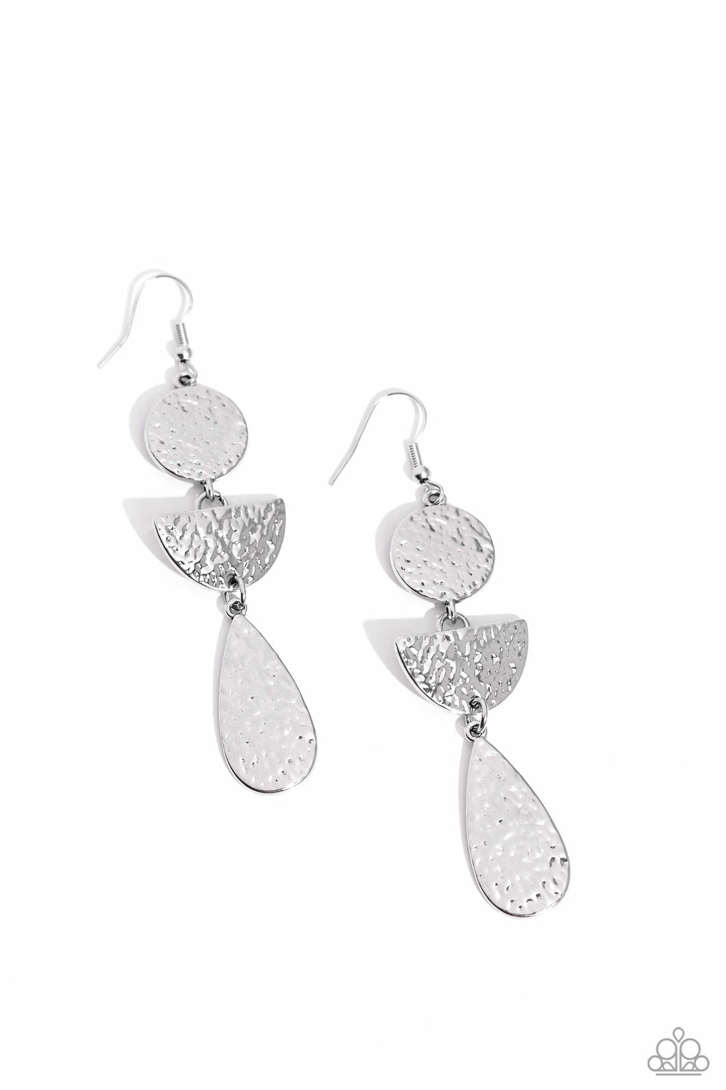 Artisanal Allure - Silver Earrings