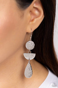 Artisanal Allure - Silver Earrings