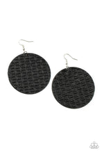 Load image into Gallery viewer, WEAVE Me Out Of It - Black Earrings