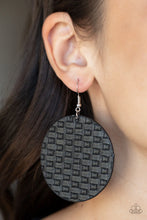 Load image into Gallery viewer, WEAVE Me Out Of It - Black Earrings
