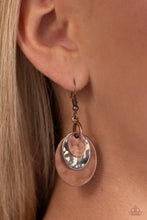 Load image into Gallery viewer, Hammered Homespun - Copper Earrings