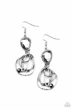 Load image into Gallery viewer, Galactic Drama - Silver Earrings