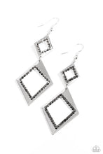 Load image into Gallery viewer, Deco Decoupage - Silver Earrings