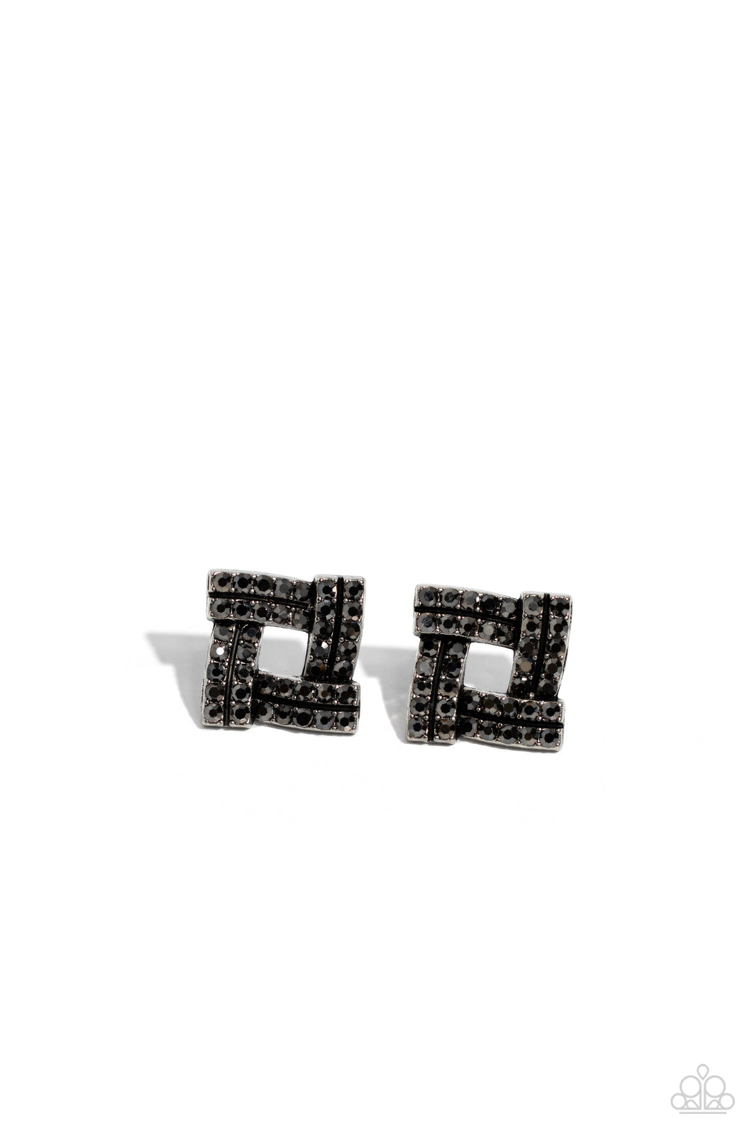 Times Square Scandalous - Silver Post Earrings