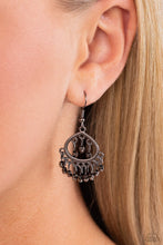Load image into Gallery viewer, Persian Persuasion - Black Gunmetal Earrings