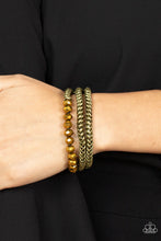 Load image into Gallery viewer, Gutsy and Glitzy - Brass Set of Bracelets