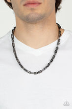 Load image into Gallery viewer, Rocket Zone - Black Gunmetal Necklace