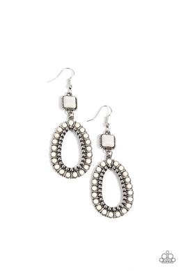 Napa Valley Luxe - White Earrings