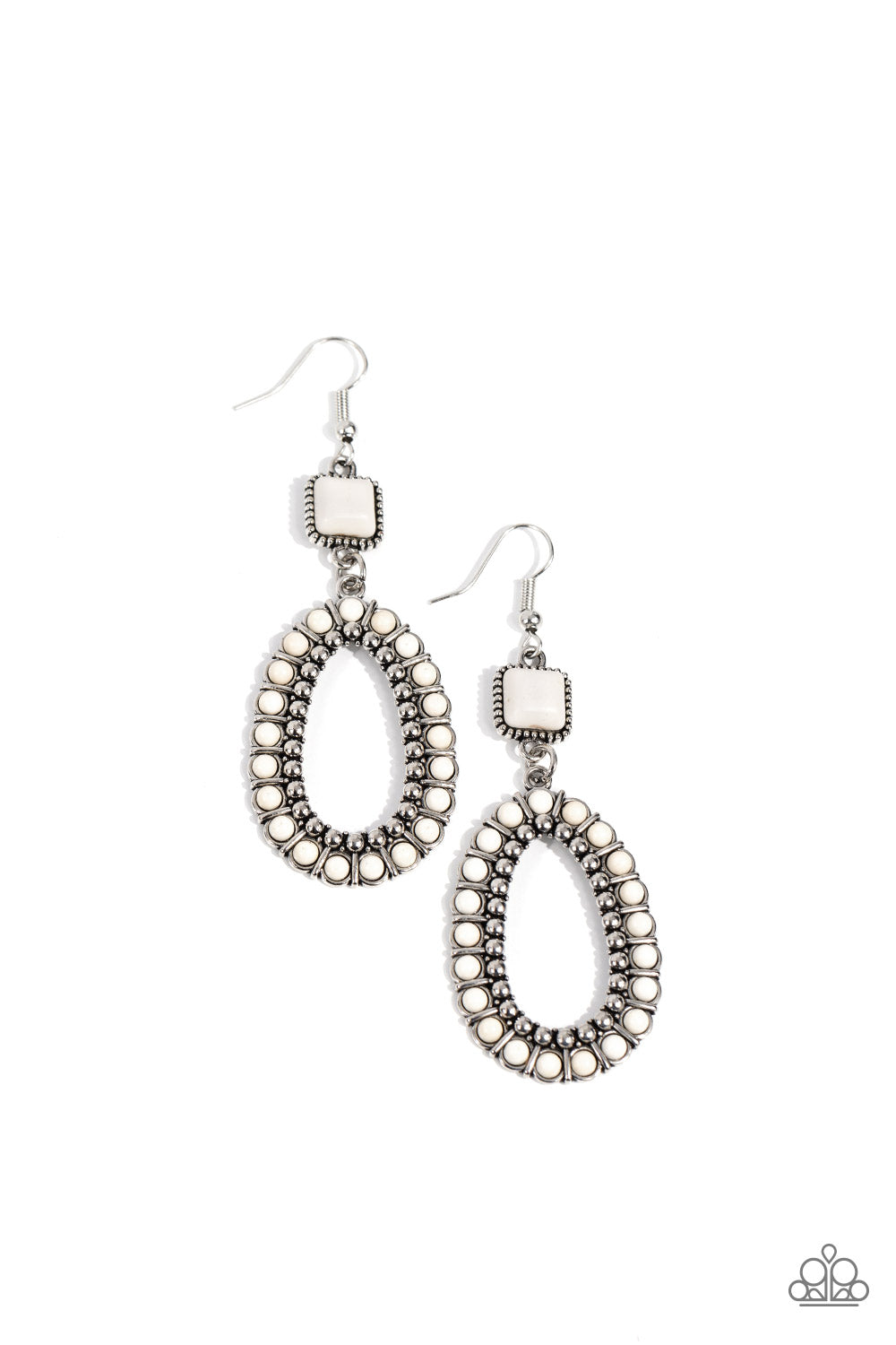 Napa Valley Luxe - White Earrings