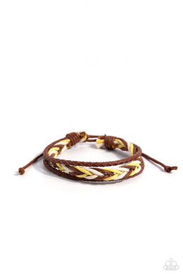 Catch My DRIFTER - Yellow Sliding Knot Bracelet