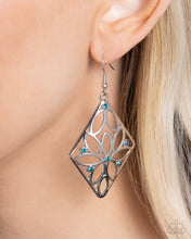Load image into Gallery viewer, Pumped Up Posies - Blue Earrings