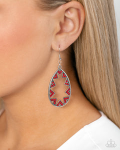 Wildly Wonderous - Red Earrings