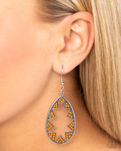 Wildly Wonderous - Orange Earrings