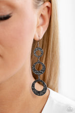 Load image into Gallery viewer, High Society Stunner - Black Earrings