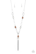 Load image into Gallery viewer, Taken with Tassels - Brown Necklace