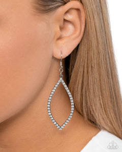 Prosperous Prospects - White Earrings