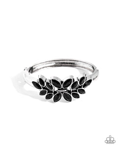 Glamorously Garnished - Black Bracelet