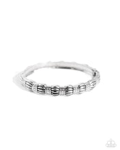 Load image into Gallery viewer, Metro Reverie - White Hinged Bracelet