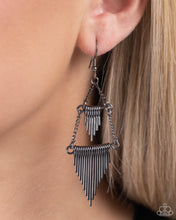 Load image into Gallery viewer, Greco Grotto - Black Earrings