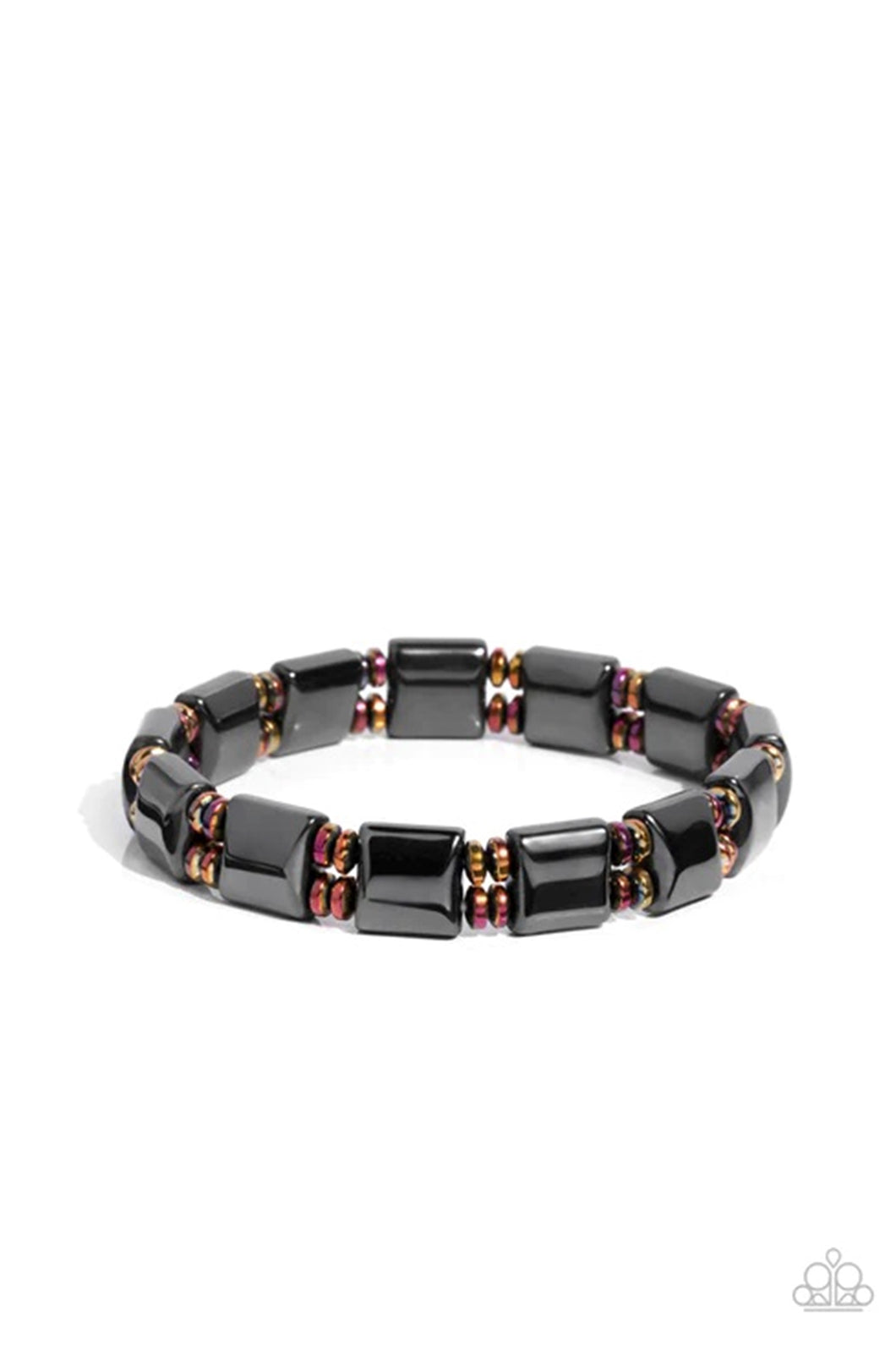 Cosmic Chrome - Multi (Gunmetal) Bracelet