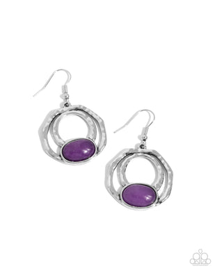 Terrestrial Retreat - Purple Earrings