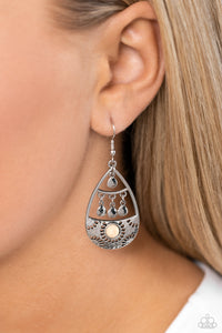 Country Cabana - White Earrings