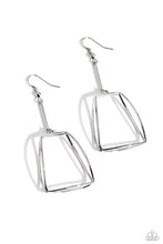 Load image into Gallery viewer, Trapezoidal Transcendence - Silver Earrings