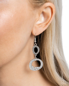 So Unexpected - White Earrings