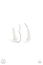 Load image into Gallery viewer, Dropping into Divine - White Ear Crawler Earrings