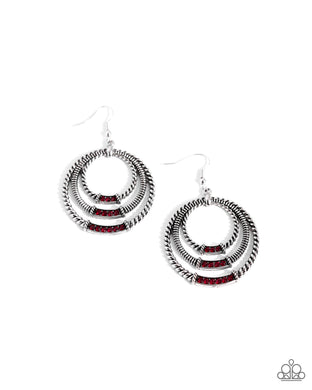 Contemporary Culture - Red Earrings