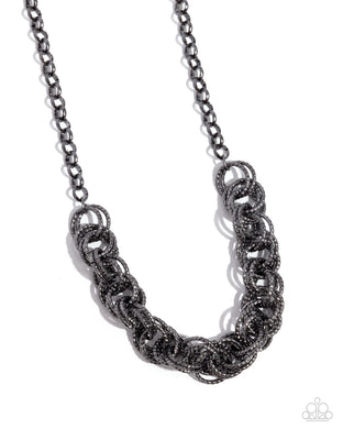 Urban Acoustics - Black Gunmetal Necklace