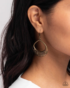 Island Ambrosia - Brass Earrings