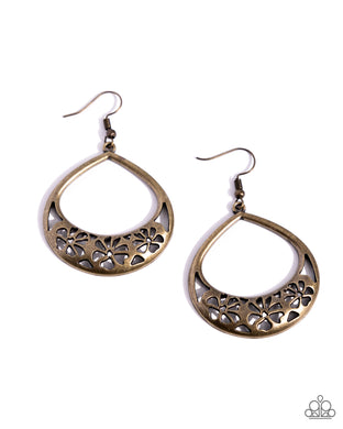 Island Ambrosia - Brass Earrings