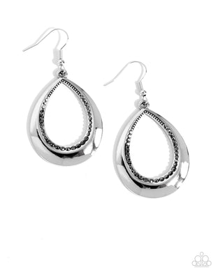 Inner Iridescence - Silver Earrings