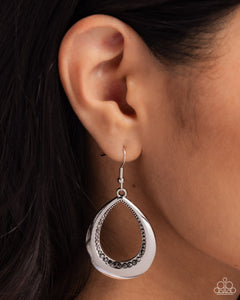 Inner Iridescence - Silver Earrings