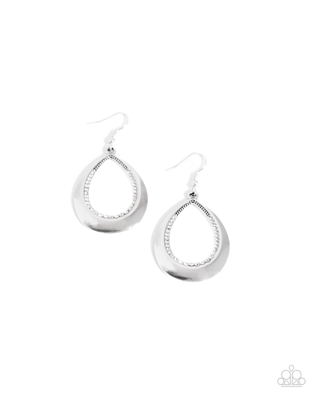 Inner Iridescence - White Earrings