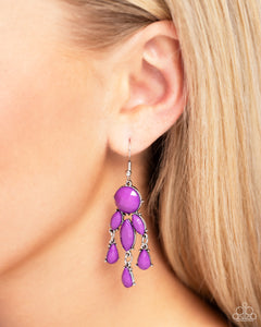 Summer Feeling - Purple Earrings