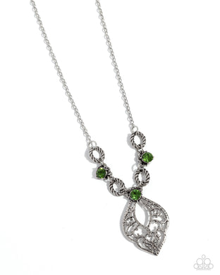 Contemporary Connections - Green Necklace