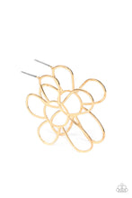 Load image into Gallery viewer, Rustic Rarity - Gold Post Earrings