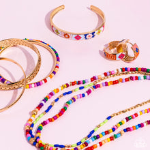 Load image into Gallery viewer, Multicolored Medley - Gold Set of Bracelets