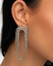 Load image into Gallery viewer, Endless Ease - White Post Earrings