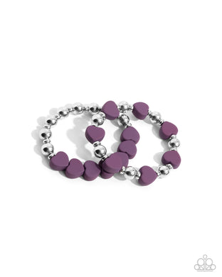 Malibu Moxie - Purple Set of Bracelets