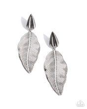 Load image into Gallery viewer, Loamy Leaves - Silver Post Earrings