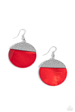 Load image into Gallery viewer, SHELL Out - Red Earrings